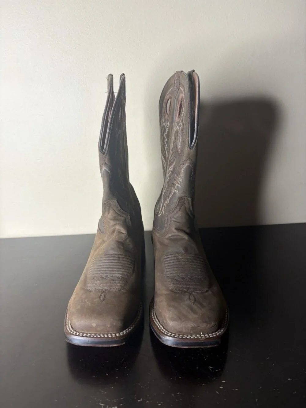 Dan Post Men's Abram Leather Boot Brown Size 8 EW